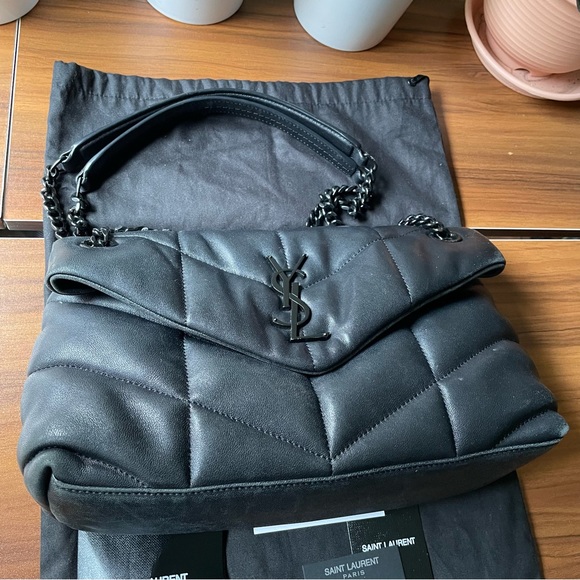 YSL LOU LOU PUFFER IN QUILTED NAPPA LEATHER - Picture 14 of 15